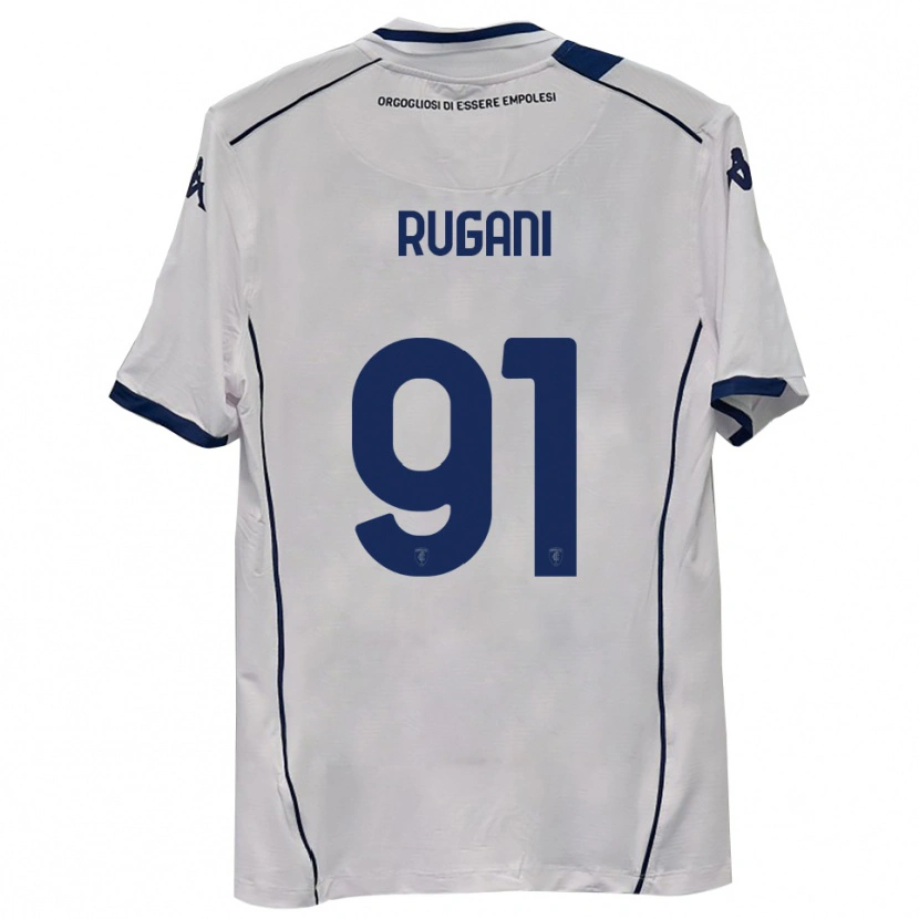 Danxen Mænd Tommaso Rugani #91 Mørkeblå Udebane Spillertrøjer 2025/26 Trøje T-Shirt
