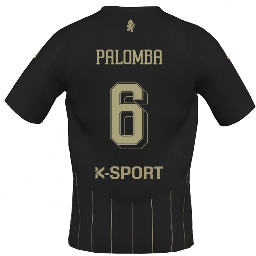 Danxen Mænd Luigi Palomba #6 Grå Hvid Udebane Spillertrøjer 2025/26 Trøje T-Shirt