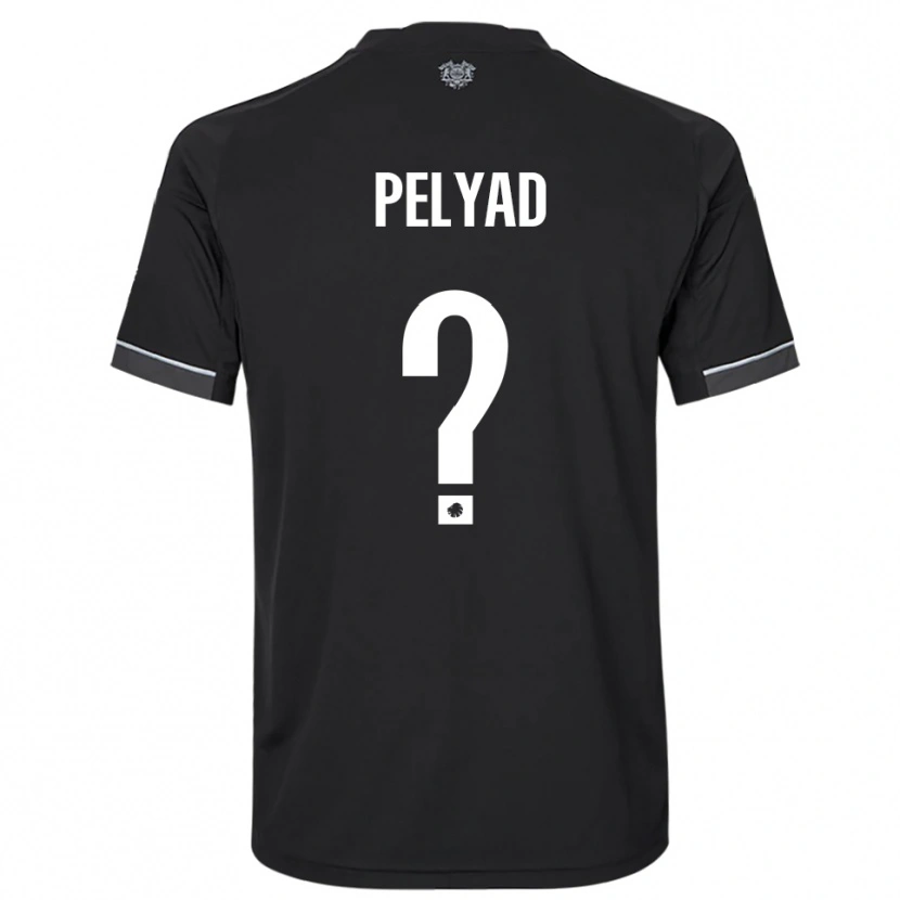 Danxen Mænd Shahin Pelyad #0 Sort Hvid Udebane Spillertrøjer 2025/26 Trøje T-Shirt