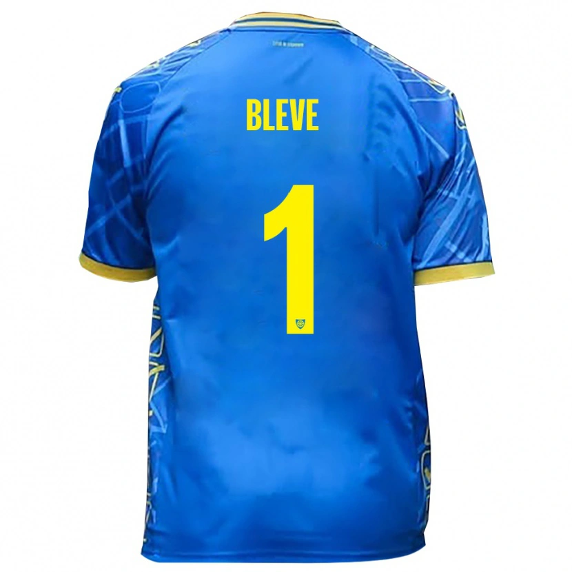 Danxen Kvinder Marco Bleve #1 Himmelblå Gul Hjemmebane Spillertrøjer 2025/26 Trøje T-Shirt