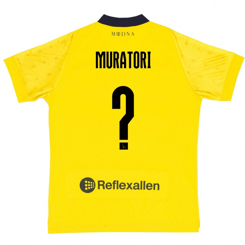 Danxen Kvinder Gabriele Muratori #0 Gul Mørkeblå Hjemmebane Spillertrøjer 2025/26 Trøje T-Shirt