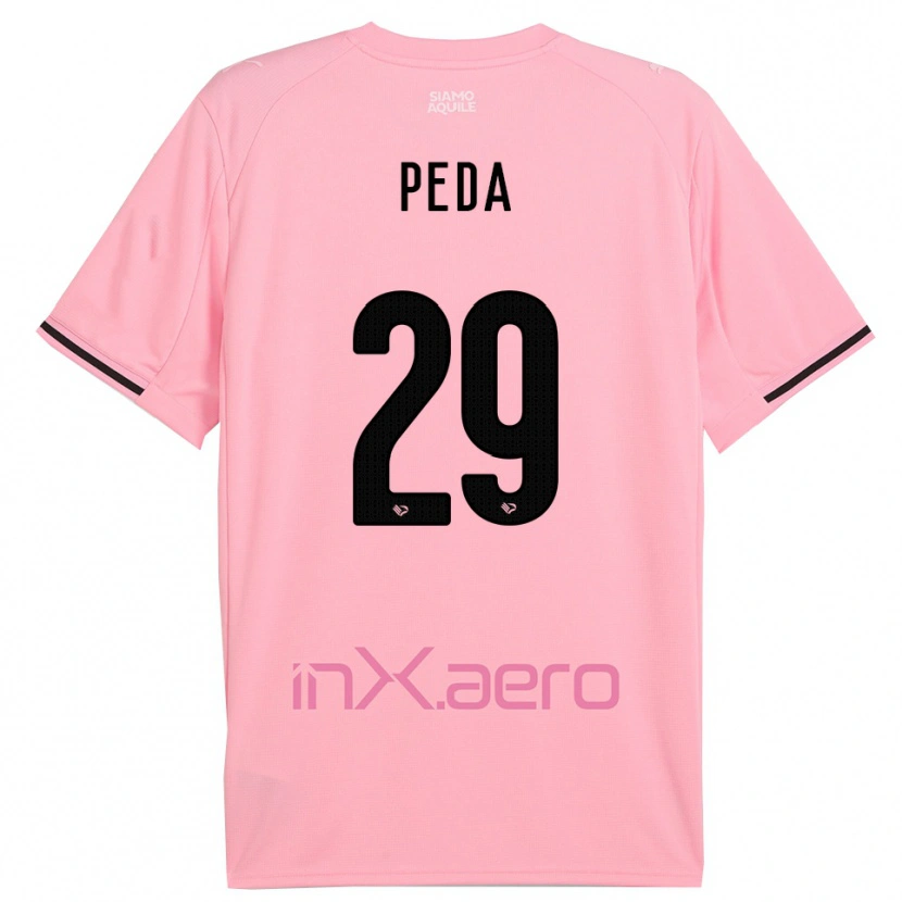 Danxen Kvinder Patryk Peda #29 Pink Sort Hjemmebane Spillertrøjer 2025/26 Trøje T-Shirt