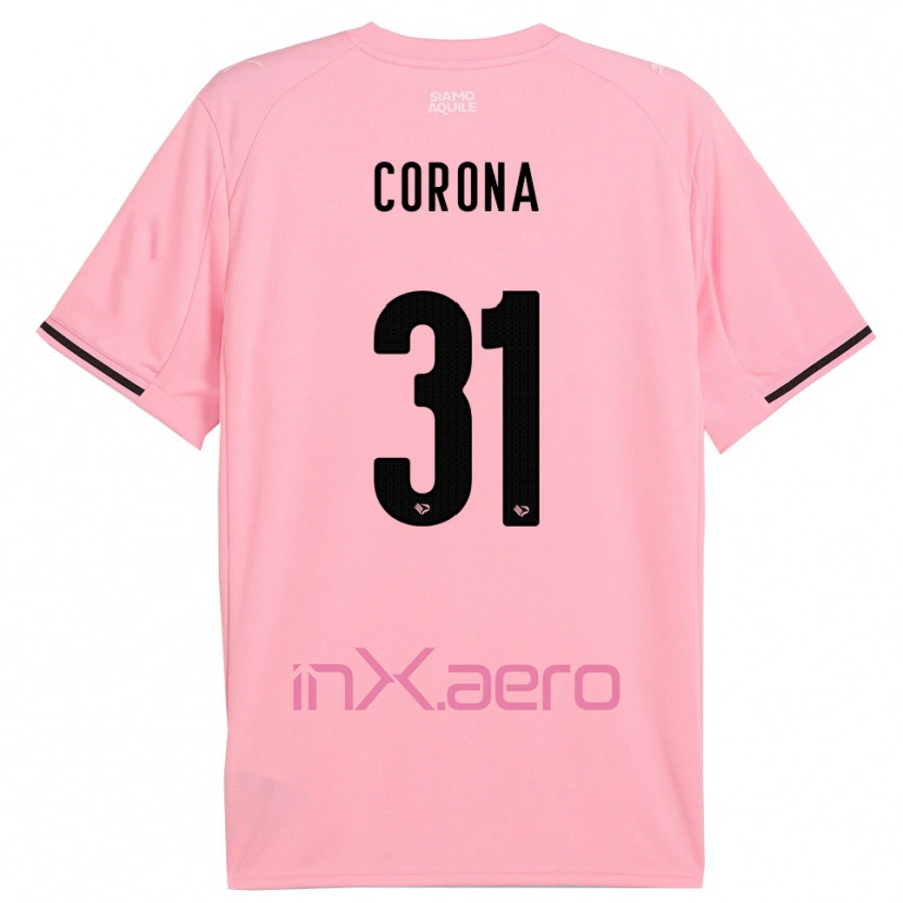 Danxen Kvinder Giacomo Corona #31 Pink Sort Hjemmebane Spillertrøjer 2025/26 Trøje T-Shirt