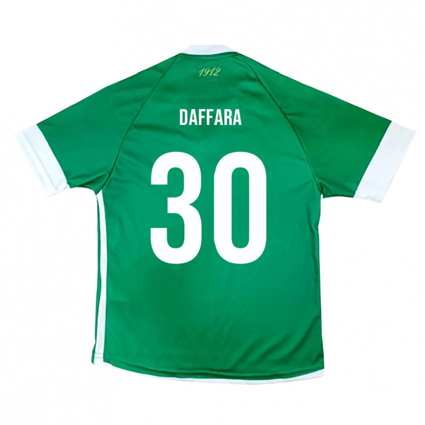 Danxen Kvinder Giovanni Daffara #30 Grøn Hvid Hjemmebane Spillertrøjer 2025/26 Trøje T-Shirt