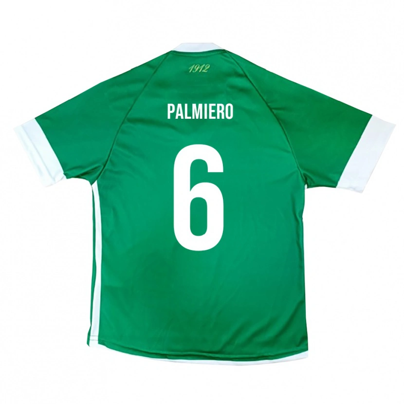 Danxen Kvinder Luca Palmiero #6 Grøn Hvid Hjemmebane Spillertrøjer 2025/26 Trøje T-Shirt