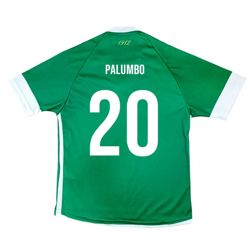 Danxen Kvinder Martin Palumbo #20 Grøn Hvid Hjemmebane Spillertrøjer 2025/26 Trøje T-Shirt
