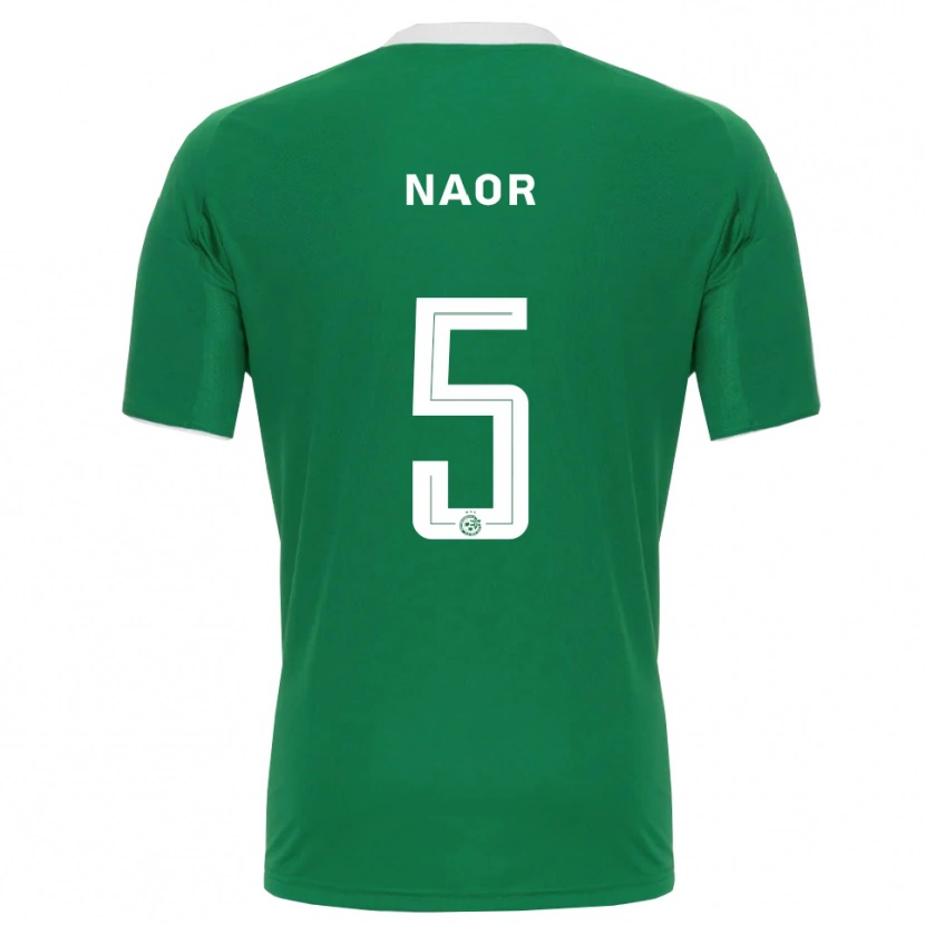 Danxen Kvinder Goni Naor #5 Grøn Hvid Hjemmebane Spillertrøjer 2025/26 Trøje T-Shirt
