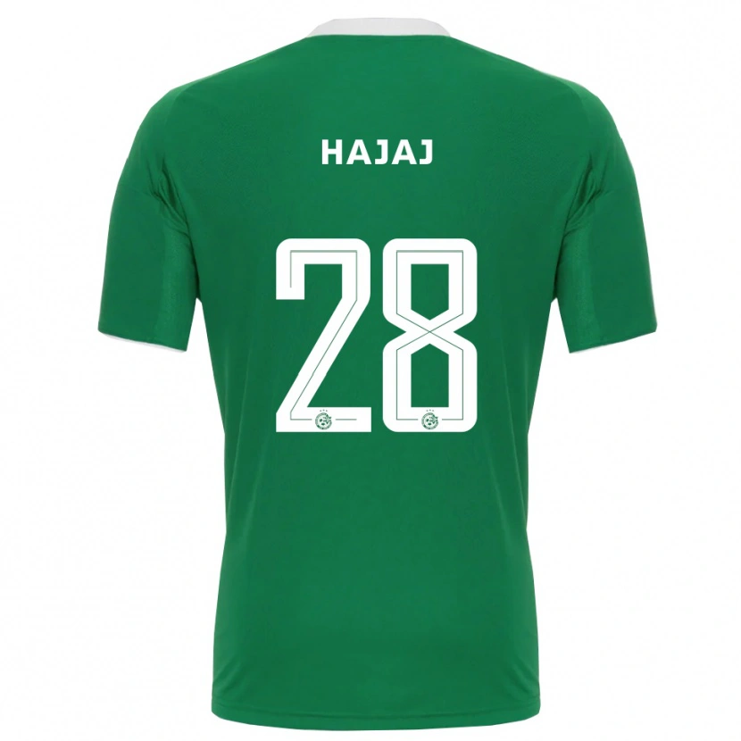 Danxen Kvinder Ilay Hajaj #28 Grøn Hvid Hjemmebane Spillertrøjer 2025/26 Trøje T-Shirt