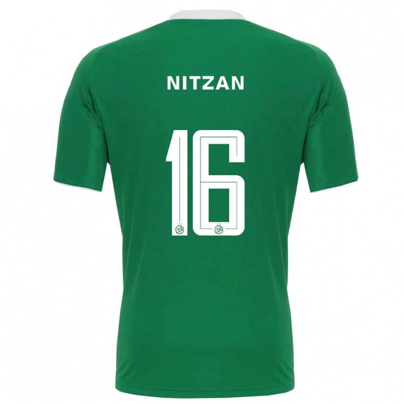 Danxen Kvinder Itamar Nitzan #16 Grøn Hvid Hjemmebane Spillertrøjer 2025/26 Trøje T-Shirt