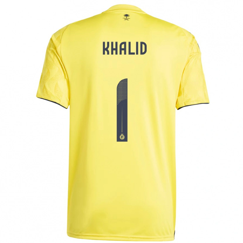 Danxen Kvinder Sara Khalid #1 Gul Sort Hjemmebane Spillertrøjer 2025/26 Trøje T-Shirt