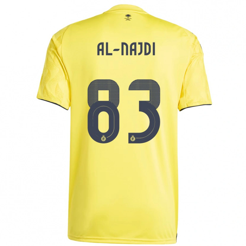 Danxen Kvinder Salem Al-Najdi #83 Gul Sort Hjemmebane Spillertrøjer 2025/26 Trøje T-Shirt