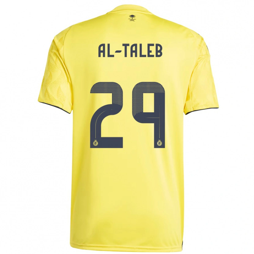 Danxen Kvinder Fahad Al-Taleb #29 Gul Sort Hjemmebane Spillertrøjer 2025/26 Trøje T-Shirt