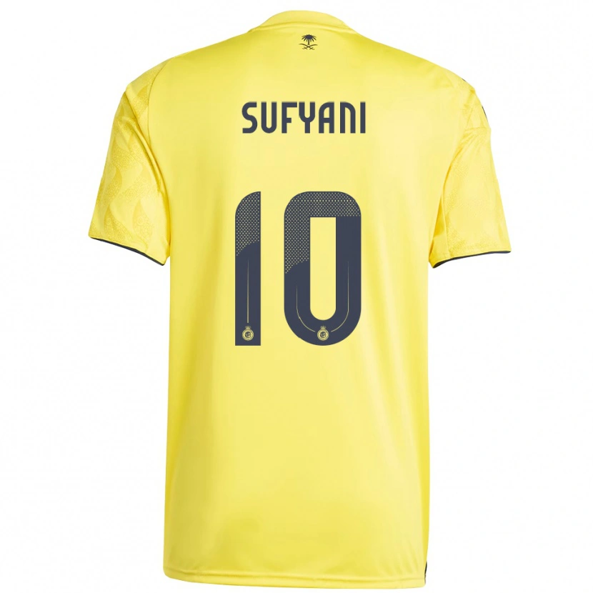 Danxen Kvinder Abdulrahman Sufyani #10 Gul Sort Hjemmebane Spillertrøjer 2025/26 Trøje T-Shirt