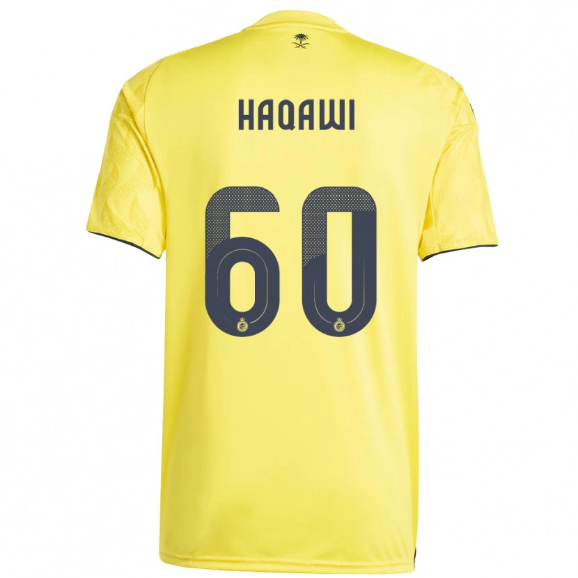 Danxen Kvinder Saad Haqawi #60 Gul Sort Hjemmebane Spillertrøjer 2025/26 Trøje T-Shirt