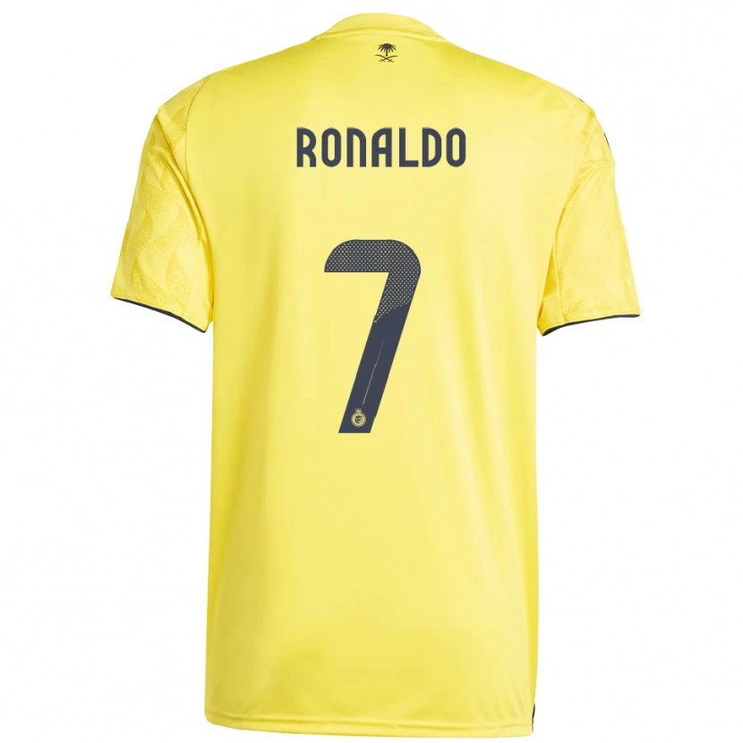 Danxen Kvinder Cristiano Ronaldo #7 Gul Sort Hjemmebane Spillertrøjer 2025/26 Trøje T-Shirt