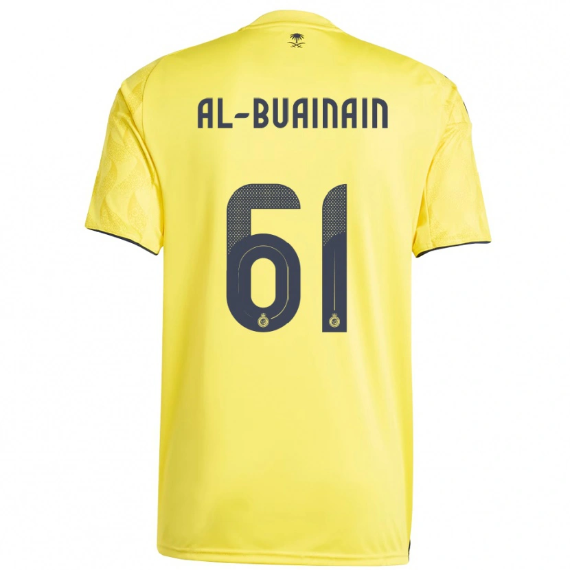 Danxen Kvinder Mubarak Al-Buainain #61 Gul Sort Hjemmebane Spillertrøjer 2025/26 Trøje T-Shirt