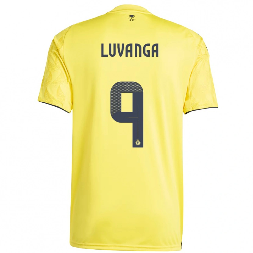 Danxen Kvinder Clara Luvanga #9 Gul Sort Hjemmebane Spillertrøjer 2025/26 Trøje T-Shirt