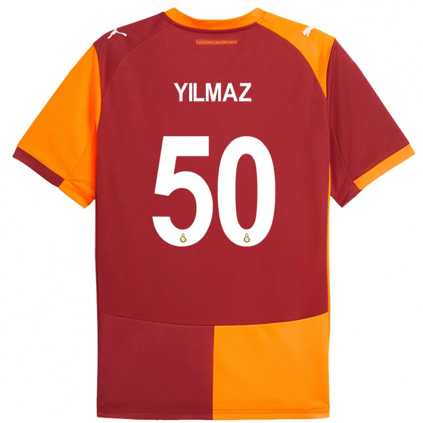 Danxen Kvinder Jankat Yılmaz #50 Rød Orange Hjemmebane Spillertrøjer 2025/26 Trøje T-Shirt
