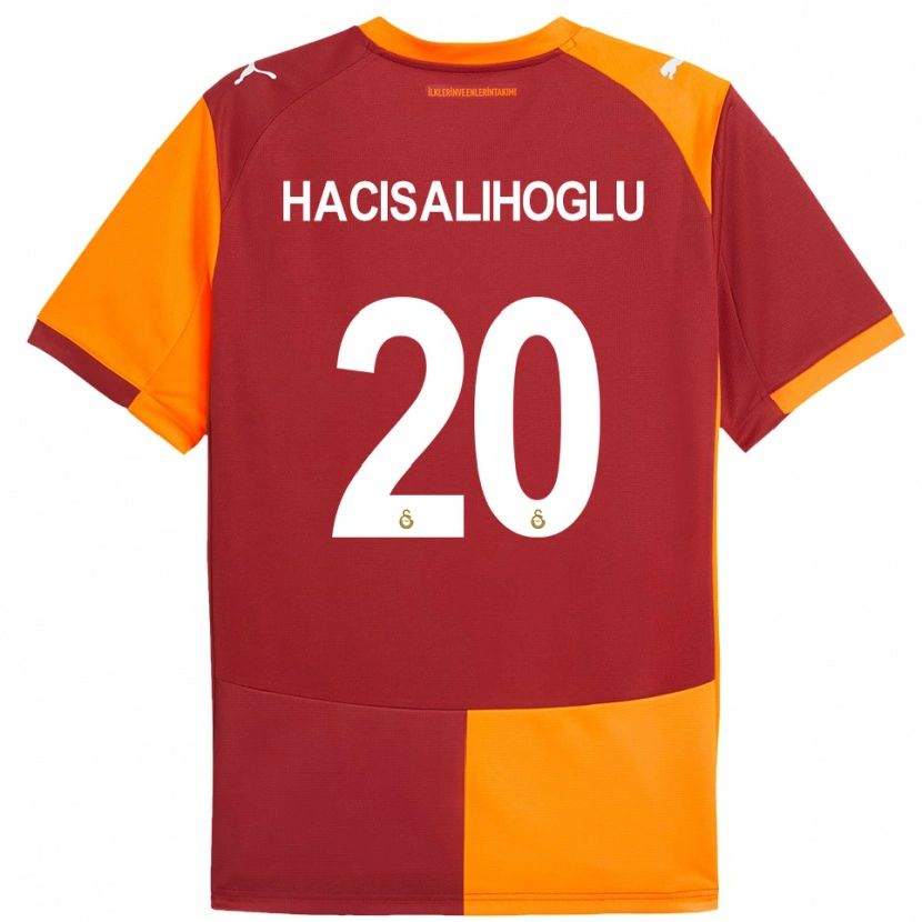Danxen Kvinder Arda Hacisalihoglu #20 Rød Orange Hjemmebane Spillertrøjer 2025/26 Trøje T-Shirt