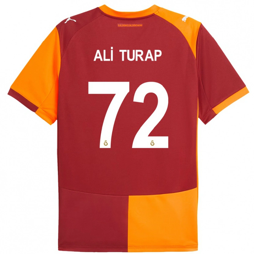 Danxen Kvinder Ali Turap Bülbül #72 Rød Orange Hjemmebane Spillertrøjer 2025/26 Trøje T-Shirt