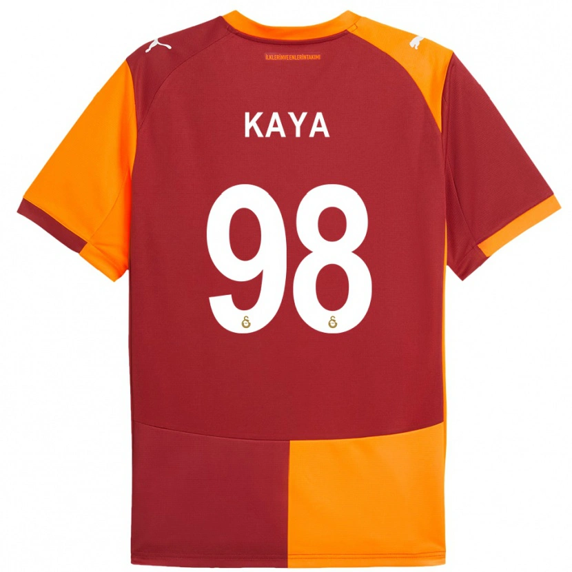 Danxen Kvinder Eren Kaya #98 Rød Orange Hjemmebane Spillertrøjer 2025/26 Trøje T-Shirt