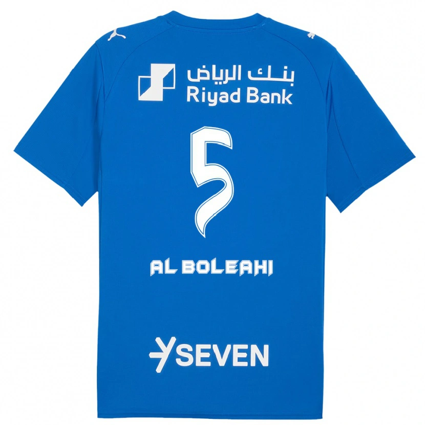 Danxen Kvinder Ali Al-Bulayhi #5 Blå Hvid Hjemmebane Spillertrøjer 2025/26 Trøje T-Shirt