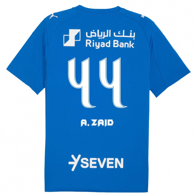 Danxen Kvinder Suhayb Al-Zaid #44 Blå Hvid Hjemmebane Spillertrøjer 2025/26 Trøje T-Shirt