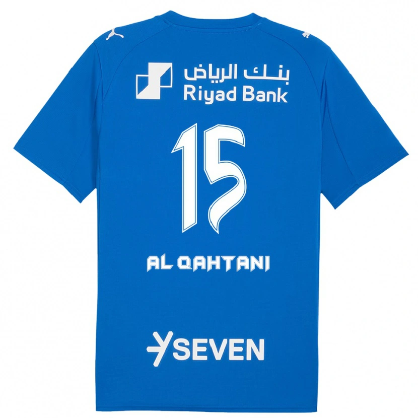 Danxen Kvinder Mohammed Al-Qahtani #15 Blå Hvid Hjemmebane Spillertrøjer 2025/26 Trøje T-Shirt