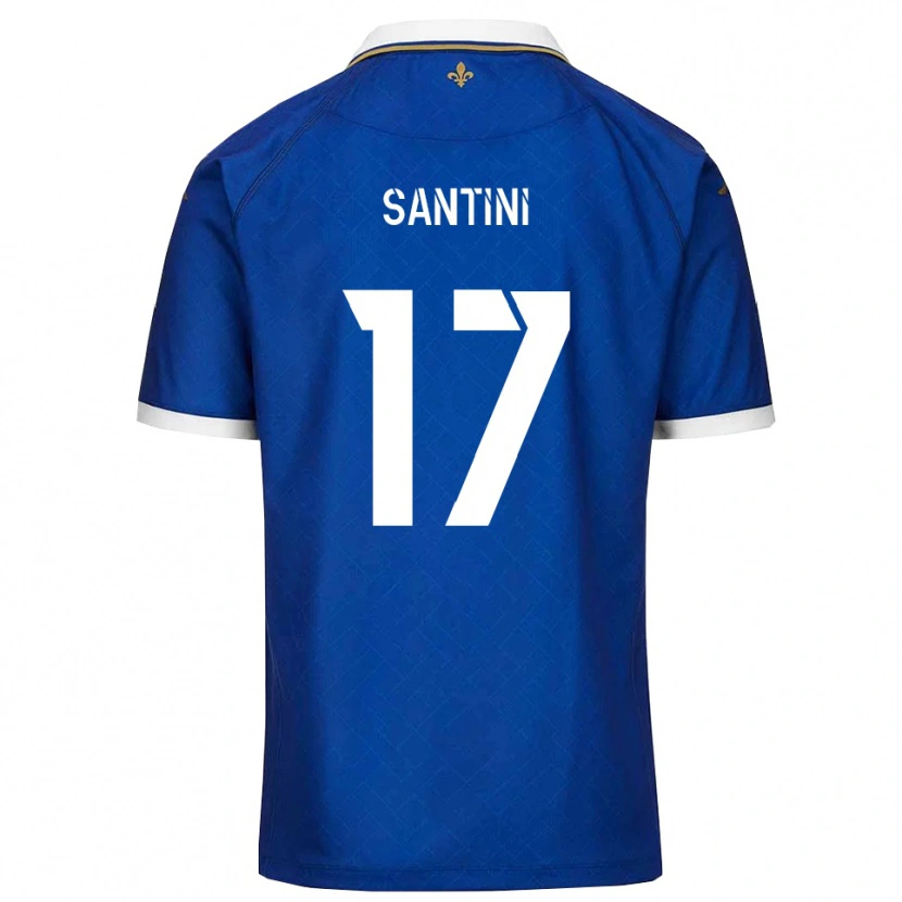 Danxen Kvinder Jérémi Santini #17 Blå Guld Hjemmebane Spillertrøjer 2025/26 Trøje T-Shirt