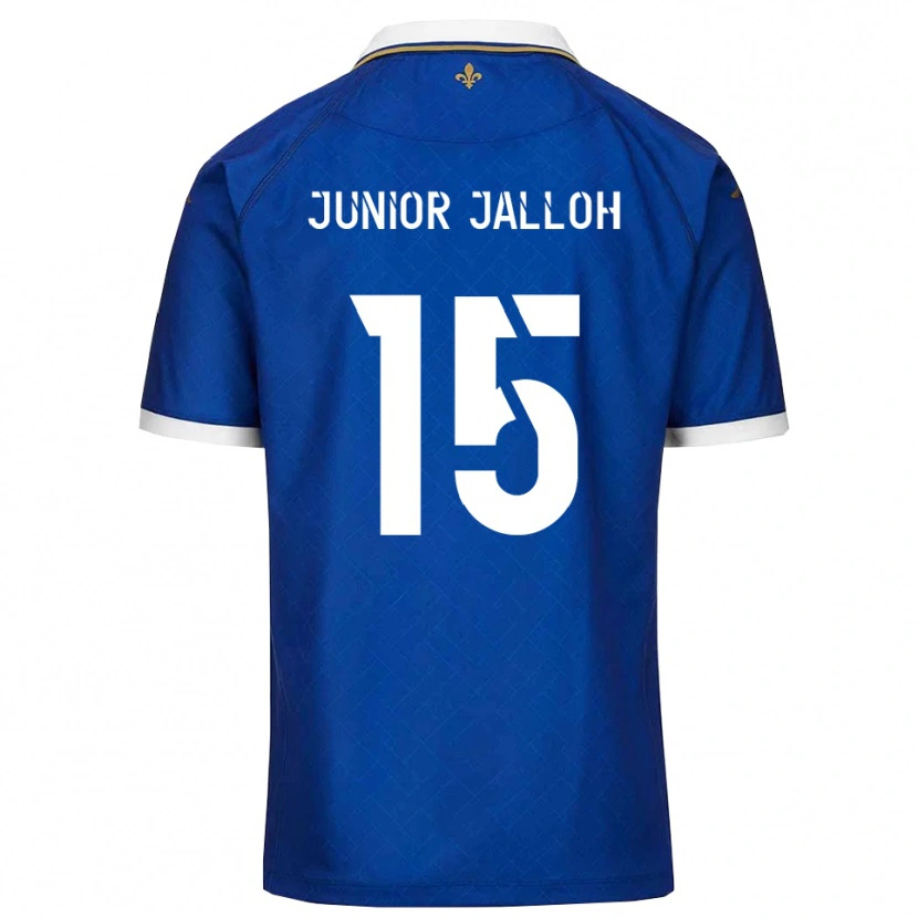 Danxen Kvinder Abubakar Junior Jalloh #15 Blå Guld Hjemmebane Spillertrøjer 2025/26 Trøje T-Shirt