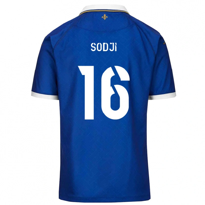 Danxen Kvinder Alexandre Sodji #16 Blå Guld Hjemmebane Spillertrøjer 2025/26 Trøje T-Shirt