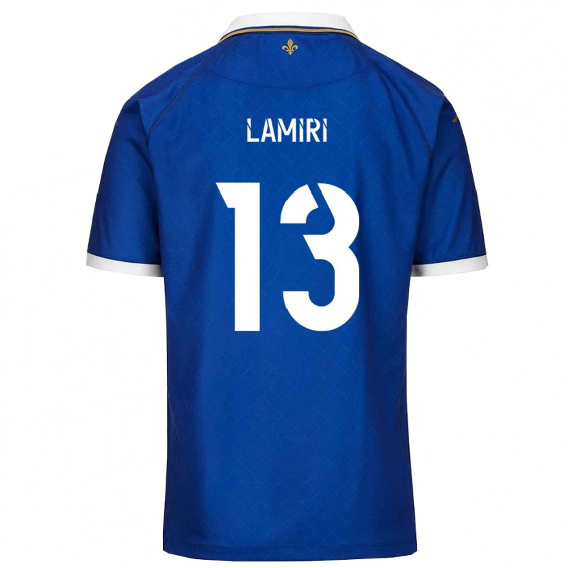 Danxen Kvinder Nadil Lamiri #13 Blå Guld Hjemmebane Spillertrøjer 2025/26 Trøje T-Shirt