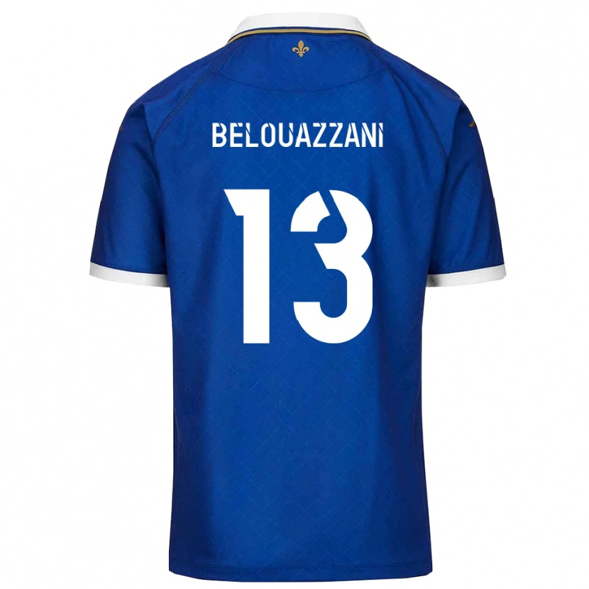 Danxen Kvinder Islam Belouazzani #13 Blå Guld Hjemmebane Spillertrøjer 2025/26 Trøje T-Shirt