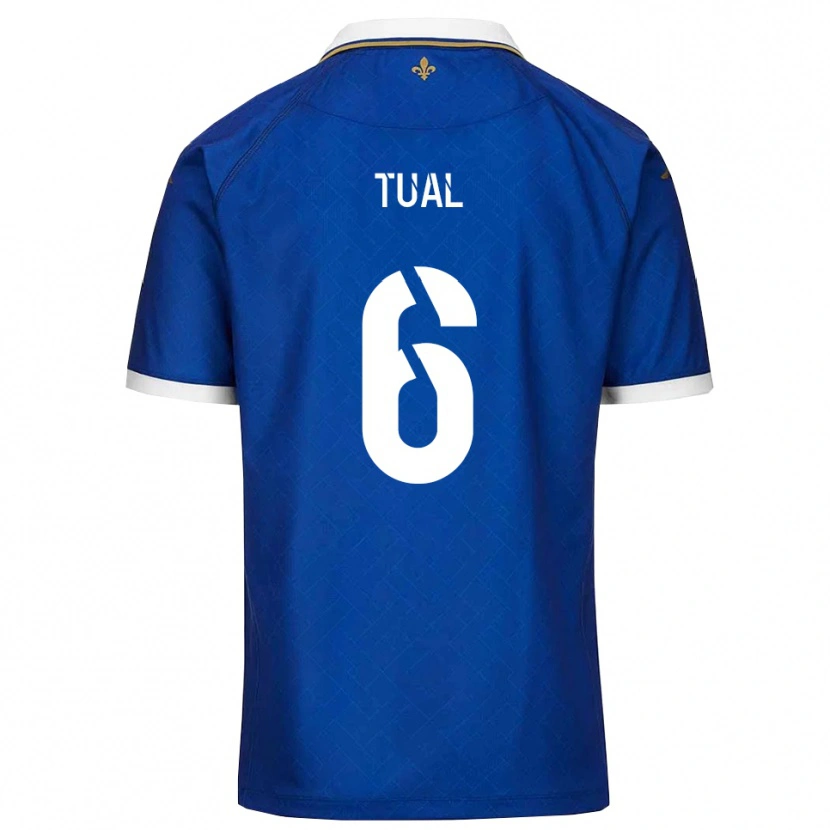 Danxen Kvinder Mathys Tual #6 Blå Guld Hjemmebane Spillertrøjer 2025/26 Trøje T-Shirt