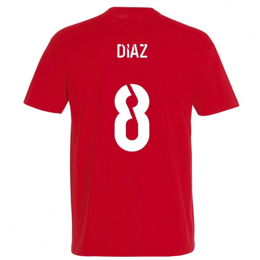 Danxen Kvinder Ryan Diaz #8 Rød Gul Hjemmebane Spillertrøjer 2025/26 Trøje T-Shirt