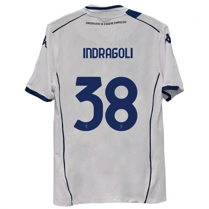 Danxen Kvinder Gabriele Indragoli #38 Mørkeblå Udebane Spillertrøjer 2025/26 Trøje T-Shirt
