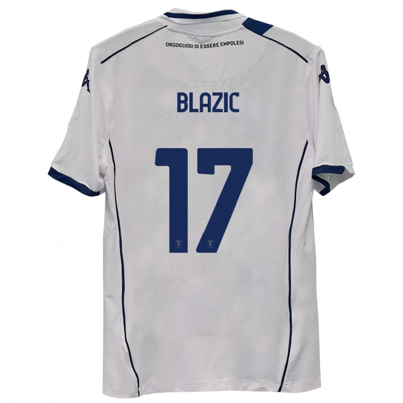 Danxen Kvinder Maj Blazic #17 Mørkeblå Udebane Spillertrøjer 2025/26 Trøje T-Shirt