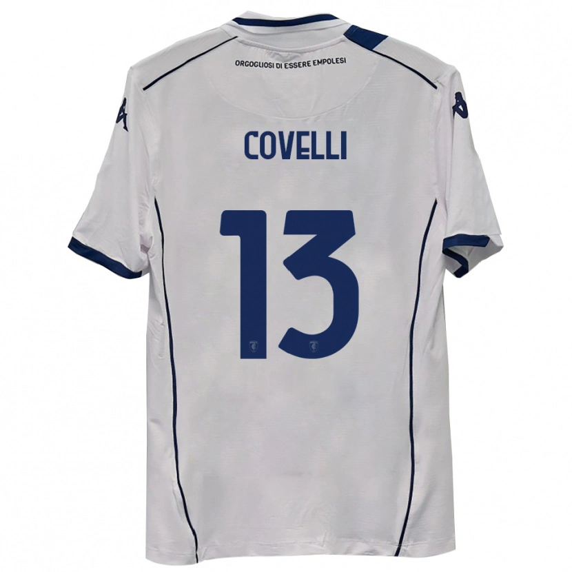 Danxen Kvinder Cristian Covelli #13 Mørkeblå Udebane Spillertrøjer 2025/26 Trøje T-Shirt