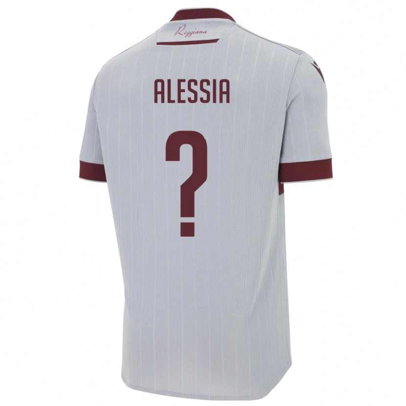 Danxen Kvinder Ferrarini Alessia #0 Burgunder Hvid Udebane Spillertrøjer 2025/26 Trøje T-Shirt