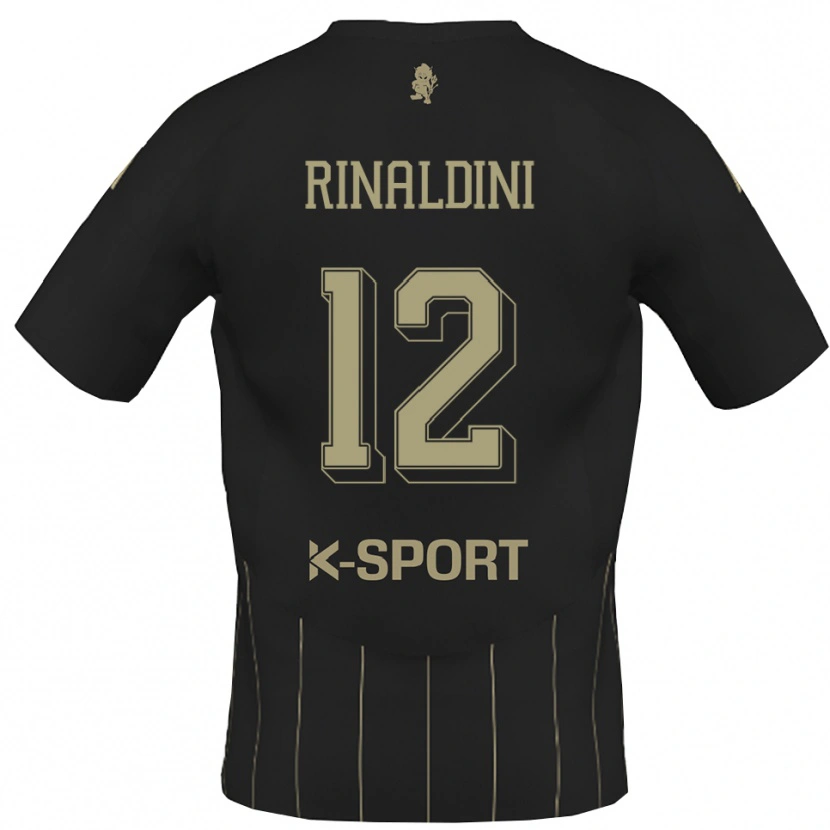 Danxen Kvinder Ruben Rinaldini #12 Grå Hvid Udebane Spillertrøjer 2025/26 Trøje T-Shirt
