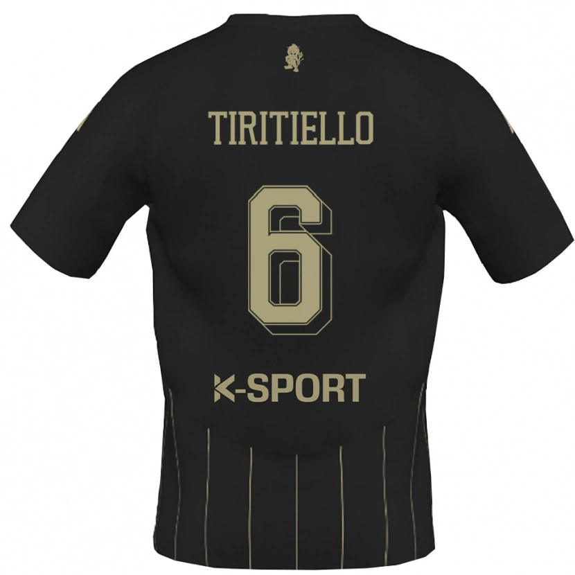 Danxen Kvinder Andrea Tiritiello #6 Grå Hvid Udebane Spillertrøjer 2025/26 Trøje T-Shirt