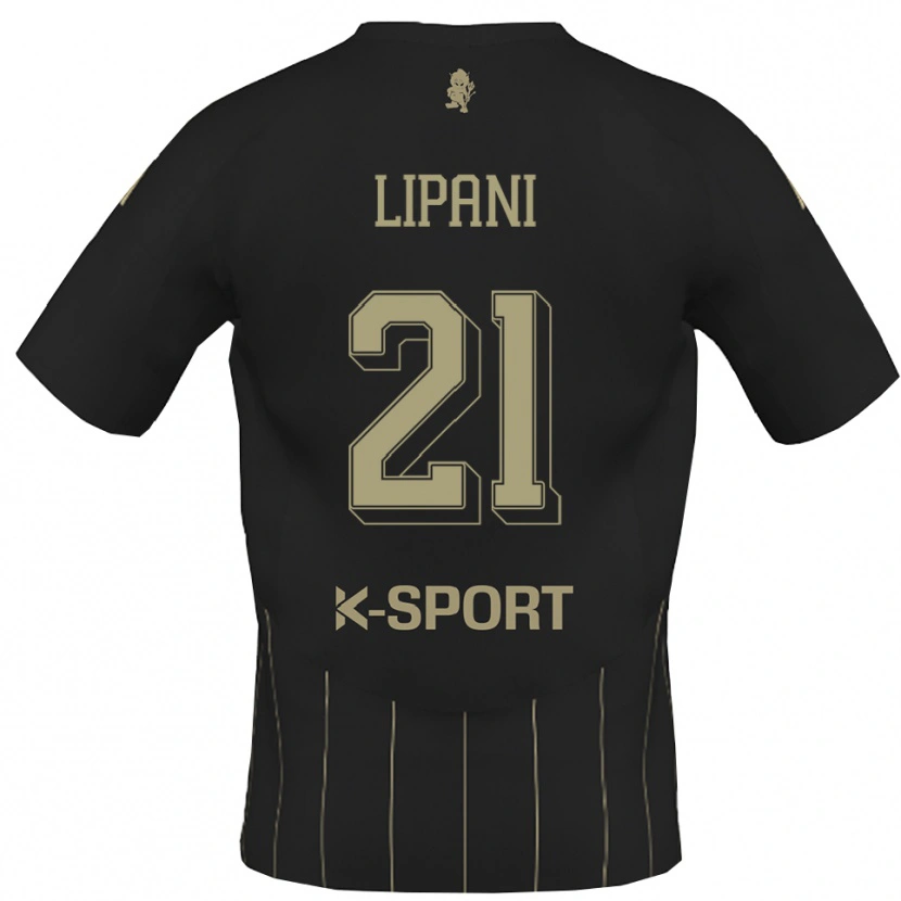 Danxen Kvinder Iacopo Lipani #21 Grå Hvid Udebane Spillertrøjer 2025/26 Trøje T-Shirt