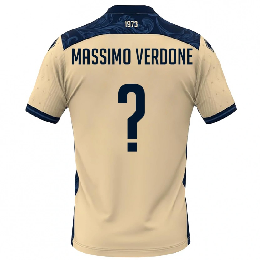 Danxen Kvinder Valerio Massimo Verdone #0 Hvid Mørkeblå Udebane Spillertrøjer 2025/26 Trøje T-Shirt