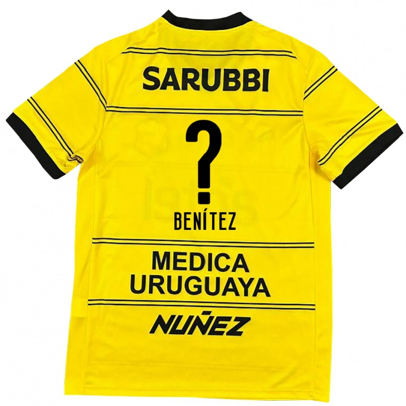 Danxen Kvinder Santiago Benítez #0 Sort Guld Udebane Spillertrøjer 2025/26 Trøje T-Shirt