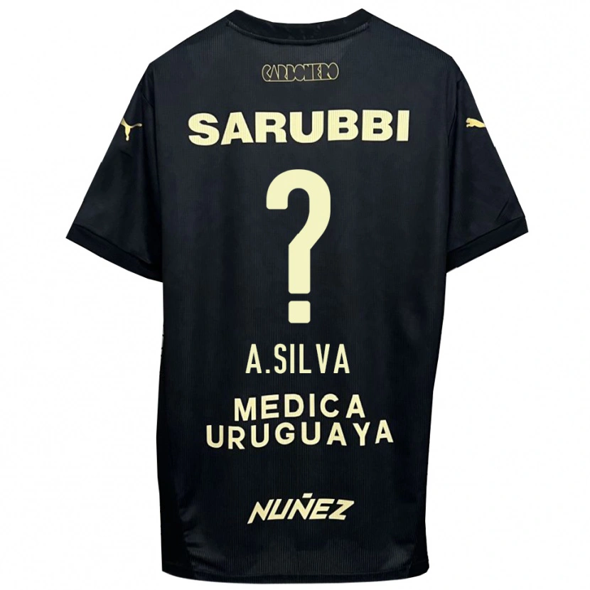 Danxen Kvinder Ademir Silva #0 Sort Guld Udebane Spillertrøjer 2025/26 Trøje T-Shirt