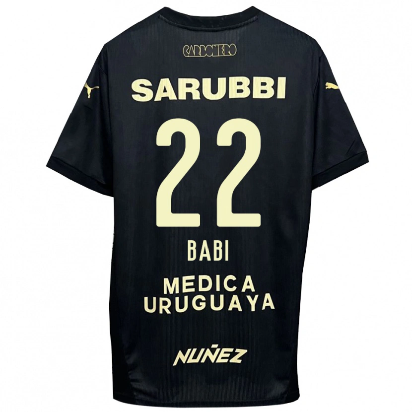 Danxen Kvinder Matheus Babi #22 Sort Guld Udebane Spillertrøjer 2025/26 Trøje T-Shirt