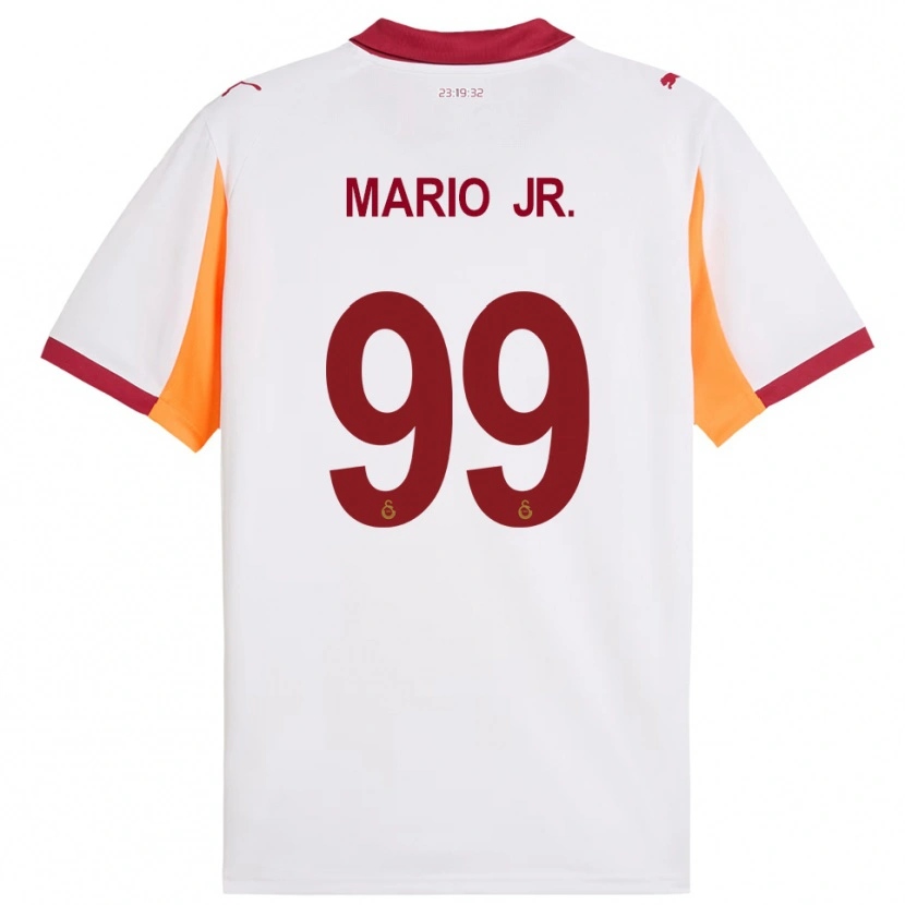 Danxen Kvinder Mario Lemina #99 Hvid Rød Udebane Spillertrøjer 2025/26 Trøje T-Shirt