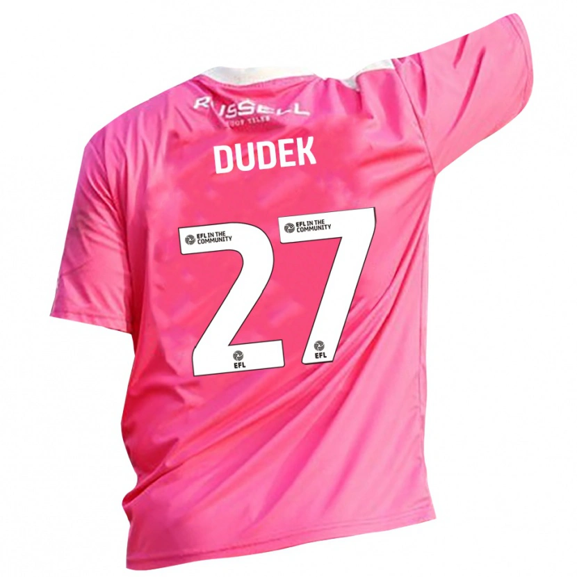 Danxen Børn Kamil Dudek #27 Rose Pink Målmandstrøje 2025/26 Trøje T-shirt