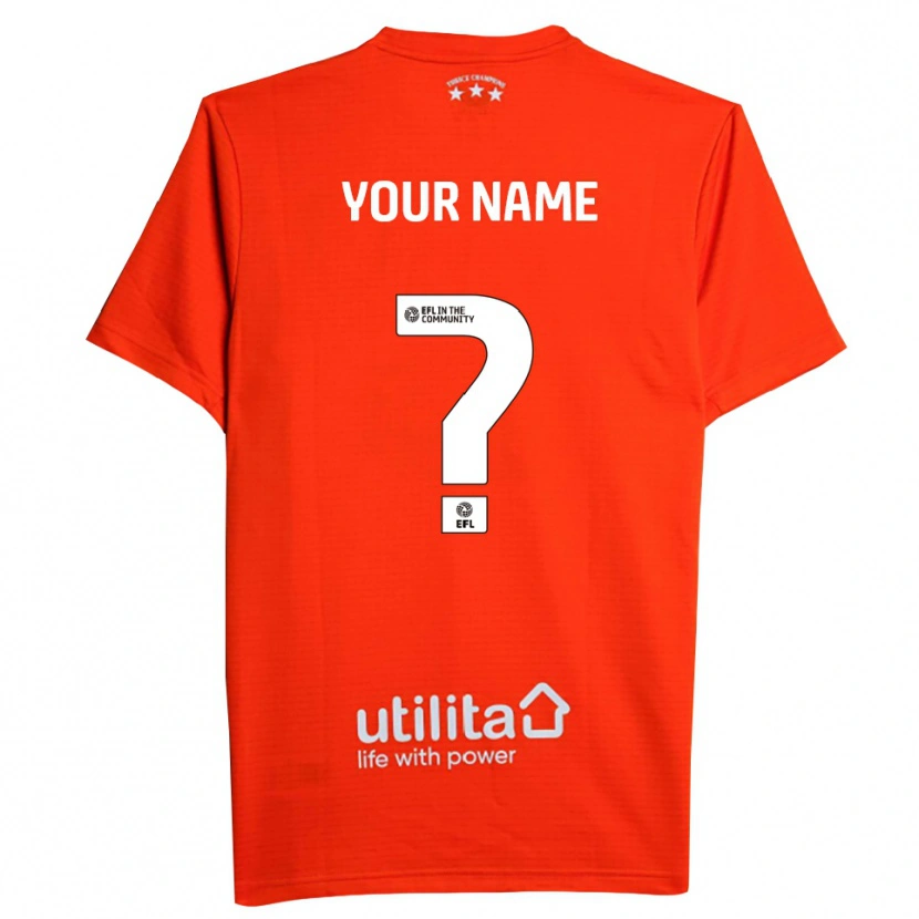 Danxen Børn Huddersfield Town Rød Hvid Målmandstrøje 2025/26 Trøje T-shirt