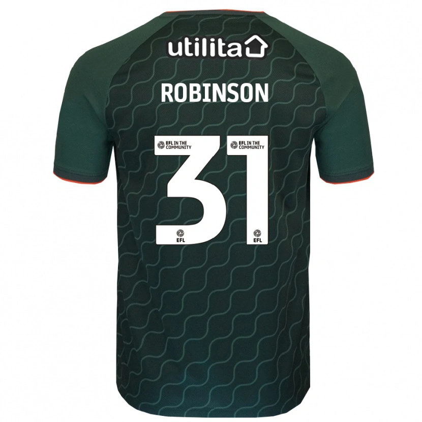 Danxen Børn Leah Robinson #31 Mørkegrøn Målmandstrøje 2025/26 Trøje T-shirt